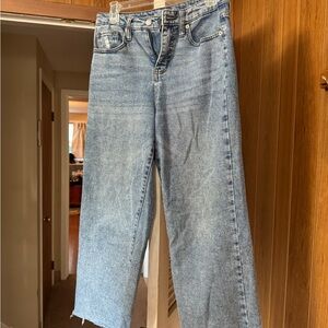 Wide Leg Baggy Light Wash Jeans